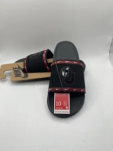 Nike Oklahoma Sooners Offcourt Slidesandalen Herren Größe 10 DD0536-001 - Bild 1 von 5