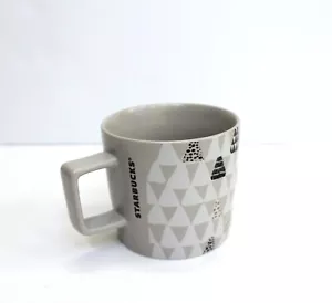 Starbucks Holiday 2016 Gray Christmas Tree Ceramic Tea Coffee Mug Cup 14 oz - Picture 1 of 4