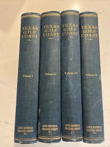 1955 The Texas Gulf Coast History & Development Vol 1-4 Illustrated 1st Clark F - Bild 1 von 12