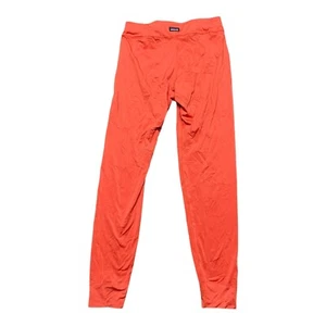 PATAGONIA Leggings Girls XL 14 Orange Capilene Base Layer Work Wear High Waist - Picture 1 of 4