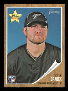 2011 Topps Heritage Baseball #1-425 (Base) Card Singles Stars/RC/HOF (You Pick) 