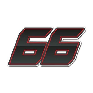 Calcomanía de vinilo personalizada contorno G04 número carreras MX 3 piezas coche motocross - Imagen 1 de 35