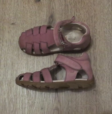 Elefanten Mädchen Sandalen Fido Gr. 24 rosa Leder Schuhe Lauflerner M Deichmann - Bild 1 von 4
