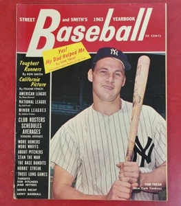 1963 Street And Smith's Baseball Yearbook Tom Tresh Cover, Excellent Condition - Picture 1 of 3