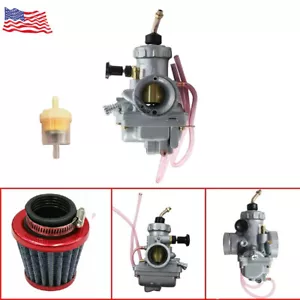 Carburetor & Air Filter For Polaris Trail Boss 250 1987-1999 2X4 4X4 - Foto 1 di 9