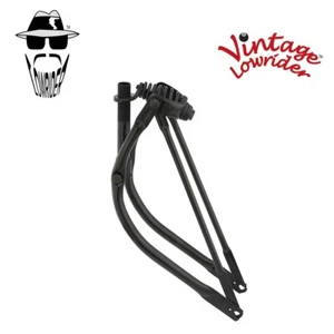 VINTAGE LOWRIDER 20" STEEL BENT BICYCLE SPRING FORK 1" BLACK - Picture 1 of 1