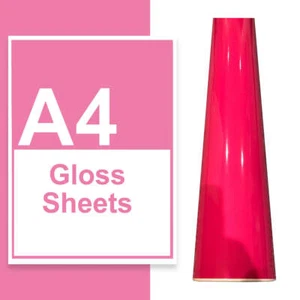 PINK Gloss Vinyl Efect Vinyl Car Wrap Decal Self Adhesive Premium Grade - Picture 1 of 2