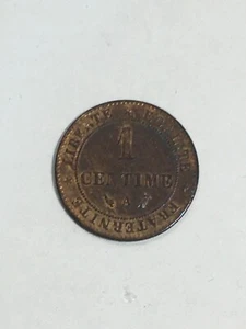 France 1 Centime Ceres 1887 A (10-1/1) - Picture 1 of 2