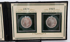 The First & Last Morgan Silver Dollars Set Uncirculated 1878 & 1921