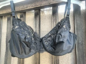 Vintage VANITY FAIR 36C BH Bügel transparent Spitze schwarz Style 75-164 80er Jahre - Bild 1 von 11