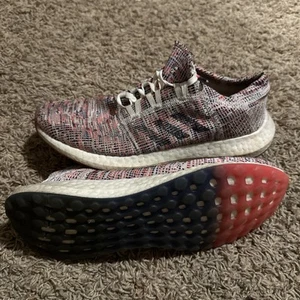 Adidas PureBoost Go B37809 White Red Running Shoes Sneakers Women’s Size 9 - Picture 1 of 6