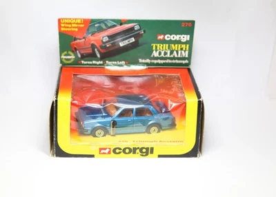 Corgi 276 Triumph Acclaim In Original Box - Mint Vintage Model With Header - Image 1 of 4