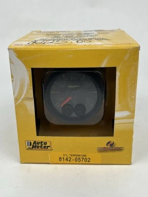 Auto Meter 2-1/16" ELECTRIC OIL TEMPERATURE GAUGE MCLAREN NASCAR ECU 8142-05702 - Image 1 of 4