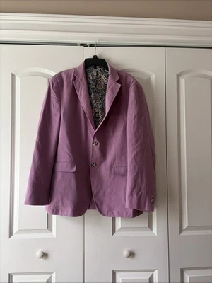 ALAN FLUSSER 亚麻运动外套夹克,尺寸 L — 第 1/4 张图片