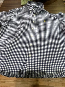 Polo Ralph Lauren Hemd Herren XL Custom Fit Navy Gingham - Bild 1 von 4
