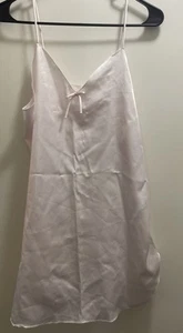 Soft Moments NY Made In USA Damen Vintage Satin Slip Nachthemd Größe M - Bild 1 von 6