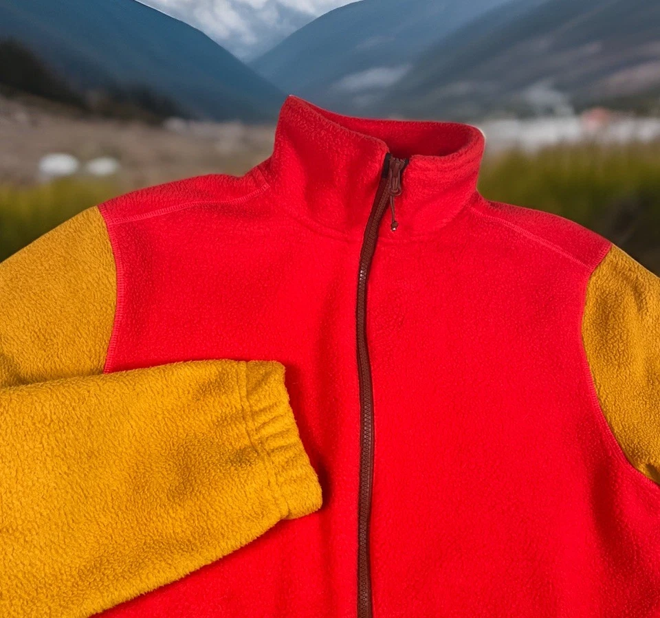 Chaqueta Sherpa Estoica Cremallera Completa Polar Para Hombres M Bolsillos con Cremallera Elastizada Exterior-USADA EN EXCELENTE ESTADO Foto 1 de 4