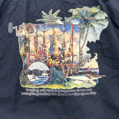 Budweiser Trout Button down Size XXL Black Shirt Fishing Outdoors - Image 1 of 4