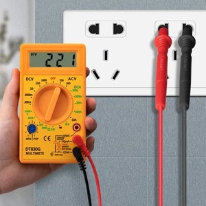 DT830G Multimètre Numérique AC DC Volt Testeur avec Écran LCD pour Electricie - Picture 1 of 19