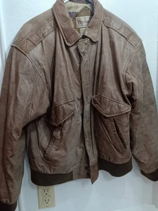 Vintage Bechamel Lederjacke Bomber Style - Bild 1 von 11