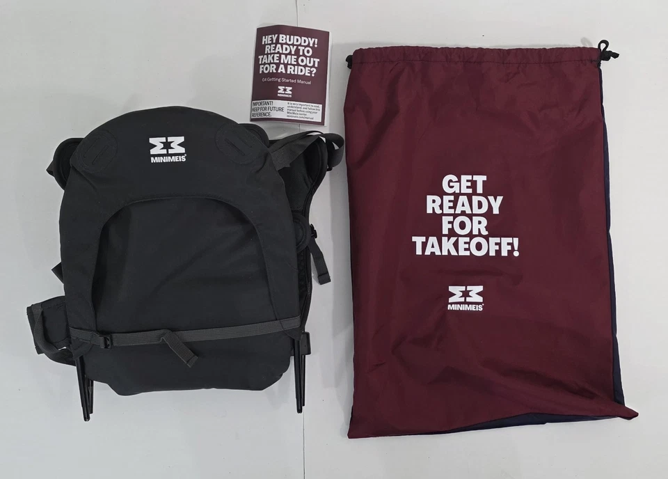 Minimeis G4 El Portahombros Gris Ligero para Niños Pequeños Hasta 39lbs Foto 1 de 4