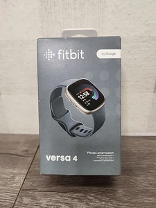 Reloj inteligente Fitbit Versa 4 grafito aluminio cascada azul banda infinita 24 mm ✅️ - Imagen 1 de 4