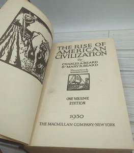 The Rise Of American Civilization - Charles And Mary Beard - 1930 Hardcover - Bild 1 von 12