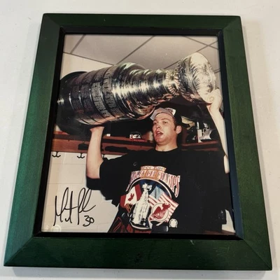 Martin Brodeur New Jersey Devils Autographed Signed Framed Photo Stanley Cup Vtg - Изображение 1 из 3