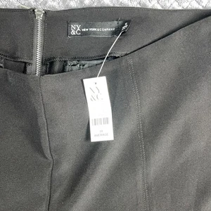 New York & Co Wide Leg Pants Black Size 14 New With Tags Instagram Ready NY&C - Picture 1 of 6