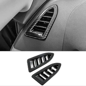 Carbon Fiber Dashboard Air Outlet Vent Cover Trim For Subaru Forester 2025 2026 - Picture 1 of 6