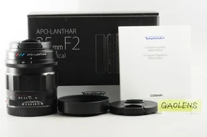 Voigtlander 35mm F/2 APO-Lanthar Aspherical for Sony And mount Lens Hood Box New - Picture 1 of 16