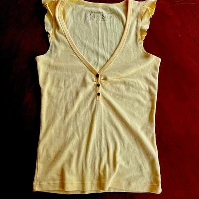 Vintage 2000’s victorias secret tee shop small- Yellow - Image 1 of 4
