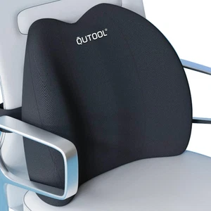 Lumbar Support Pillow for Office Chair - Ergonomic Memory Foam Low Back Support - Picture 1 of 9
