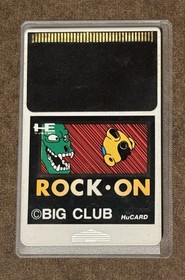 Rock-On PC Engine HuCard Japan Import US Seller TESTED