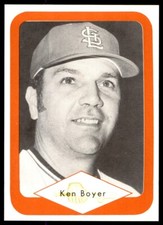 1975 SHERATON GREAT PLAINS GREATS - #37 KEN BOYER ST. LOUIS CARDINALS