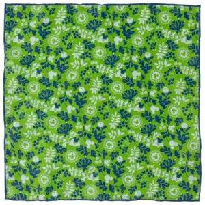 Cuadrado de bolsillo verde floral de Mickey Mouse de Disney - Imagen 1 de 4