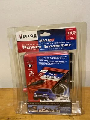 Vector 350 Watt 700 Peak Power Inverter Dual Plug DC to AC Car Boat RV Brand New - Image 1 of 4