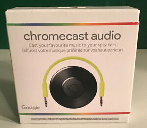 Google Chromecast Audio Media Streamer - RUX-J42 (Black) GA3A00153 - READ