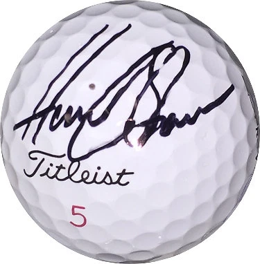 Pelota de golf Titleist #5 firmada por Henrik Stenson (siglo negro)- holograma del PGA Tour Foto 1 de 1