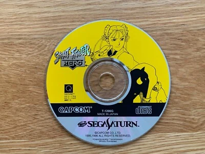 Street Fighter Zero Disc Only! Japan JPN SEGA Saturn SS Capcom Classic Fighter! - Image 1 of 4