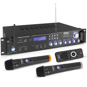 Pyle 3000W Bluetooth Hybrid Speaker-High-Powered Pre-Amplifier w/ 2 VHF Wire... - Bild 1 von 7