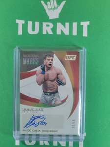 Paulo Costa Gold /10 Modern Marks Debut UFC Immaculate 2021 - Picture 1 of 2