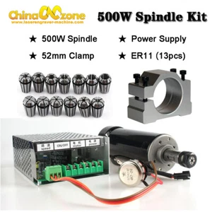 Cnczone 500W Spindle Kit ER13 CNC High Speed Spindle Motor For DIY CNC 12000rpm - Picture 1 of 8