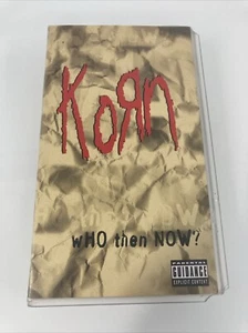 Korn Who Then Now 1997 VHS Jonathan Davis Fieldy Munky Head David Rare PAL UK - Bild 1 von 3