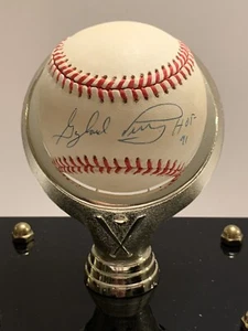 Gaylord Perry Autographed Official NL Baseball • Inscription: “ HOF 91 “ • COA • - Picture 1 of 4