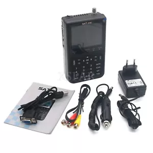 SATLINK WS-6906 Digital Satellite Signal Finder Meter 3.5''LCD DVB-S FTA Data X- - Picture 1 of 9