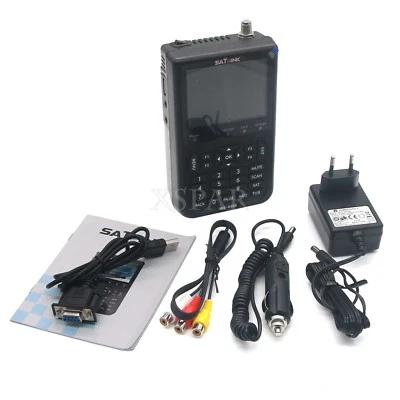 SATLINK WS-6906 Digital Satellite Signal Finder Meter 3.5''LCD DVB-S FTA Data X- - Image 1 of 4