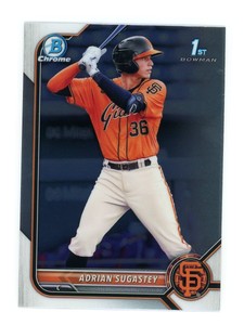 Adrian Sugastey 2022 Bowman #BCP-19 Chrome Prospects 1st Baseball Card