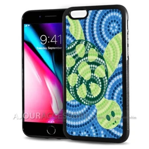 ( For iPhone 8 Plus ) Back Case Cover AJ11198 Aboriginal Turtle - Picture 1 of 1