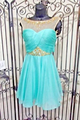 G2099/19  ALYCE 110655 SZ 0  OR 8 $159 WATER COCKTAIL PROM HOMECOMING DRESS GOWN - Image 1 of 4